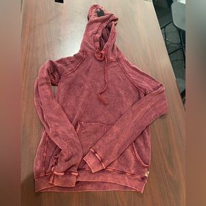 FREECITY SUPERFLUFF LUX VINTAGEBATH PULLOVER HOODIE - BEET JUICE